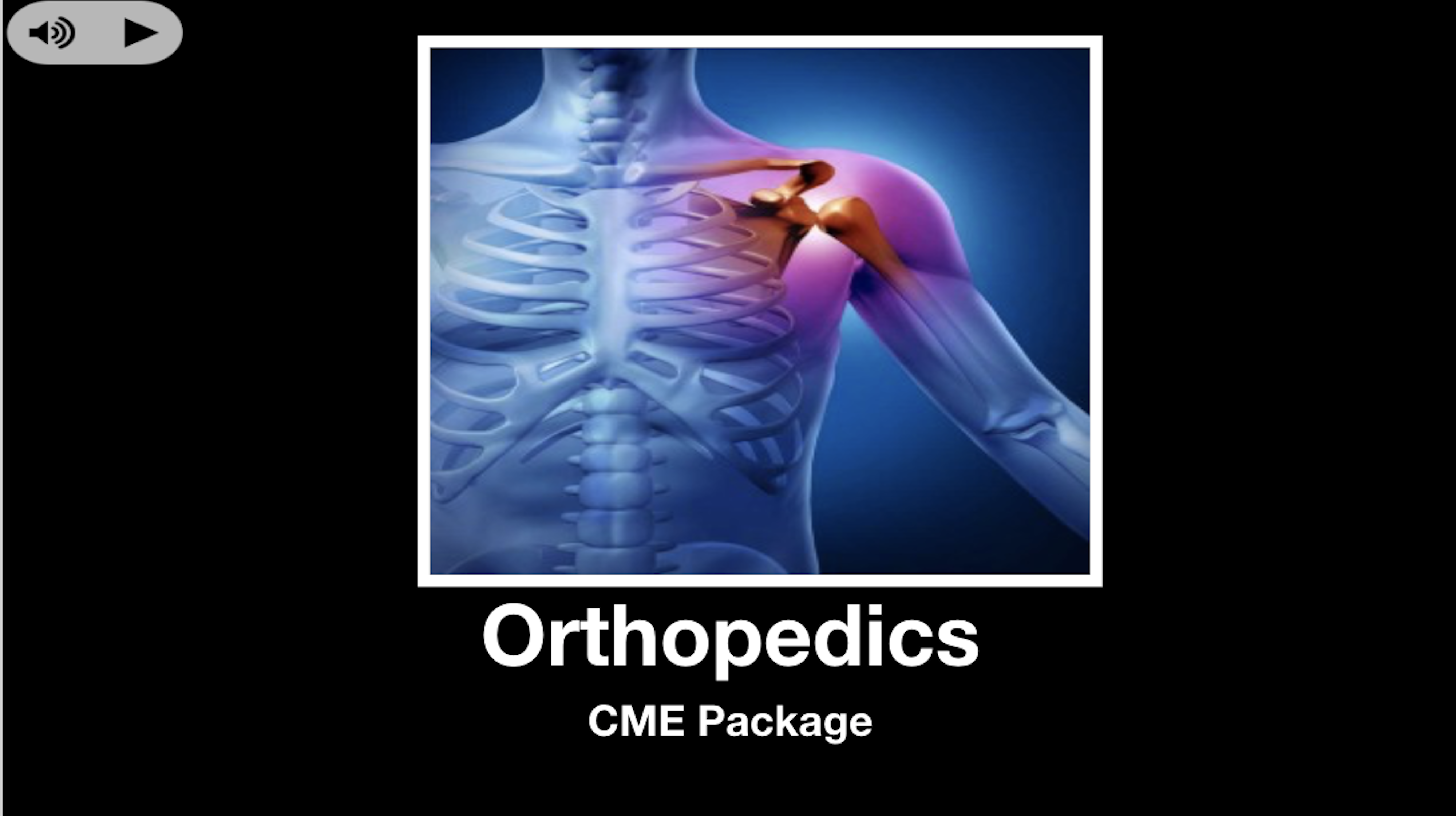 Orthopedics CME with Gift Card
