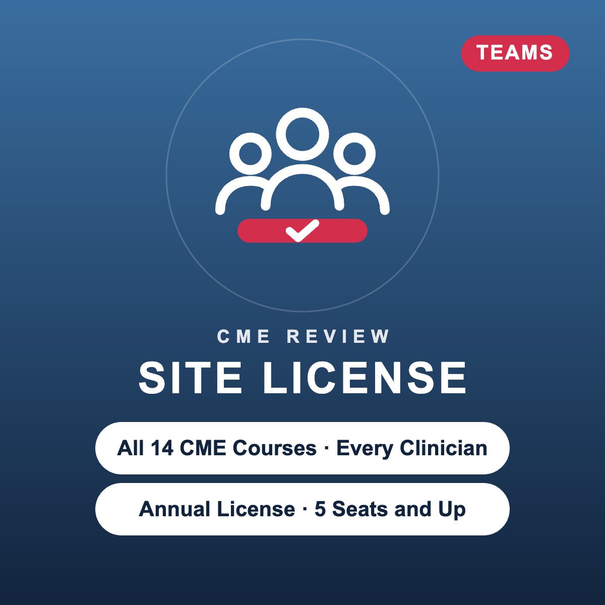 CME Site License: all 14 AAPA Category 1 CME courses for every clinician